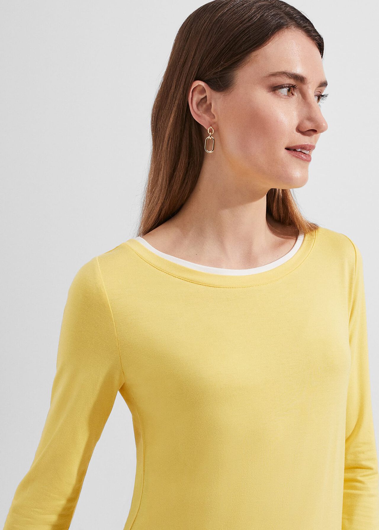 Delaney Top, Yellow, hi-res