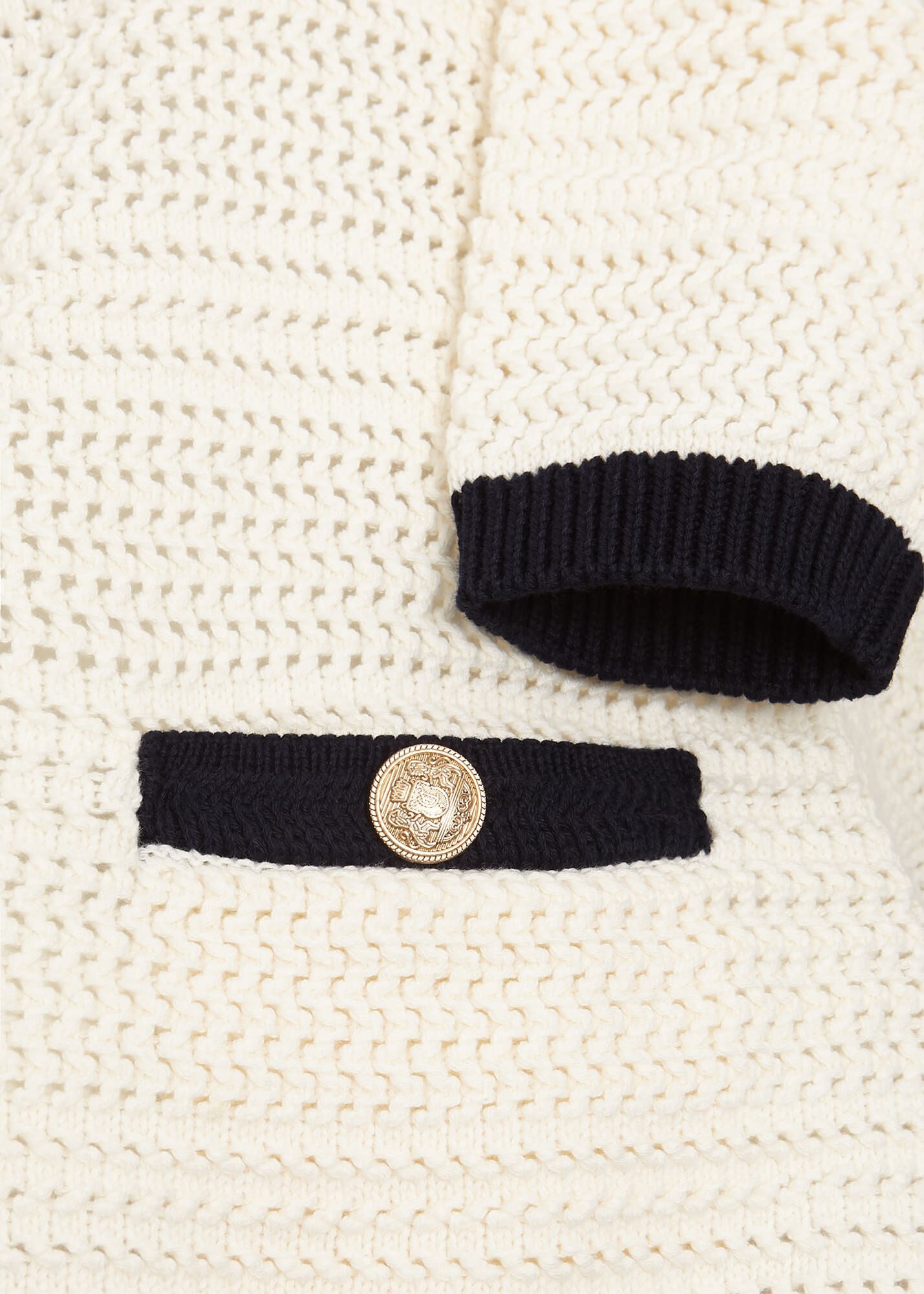 Nola Cotton Blend Knitted Jacket | Hobbs US |