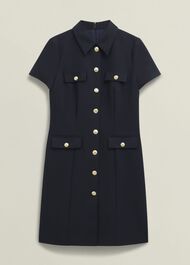 Nadiya Dress, Navy, hi-res