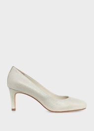 Lizzie Court Shoes, Champagne, hi-res