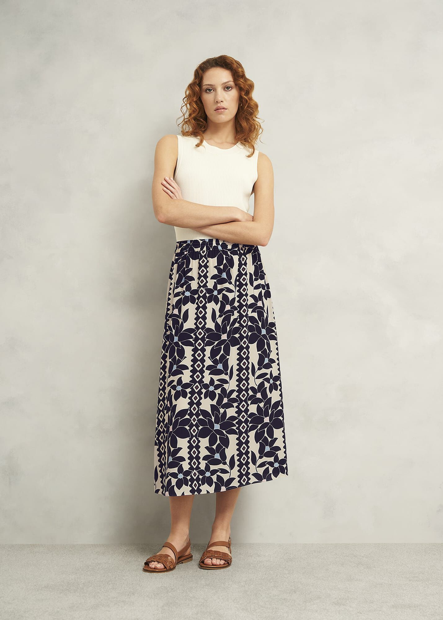 特価【Hobbs London】UK発 Lyra フローラル 花 ライラ スカート Lyra Skirt | Hobbs US |