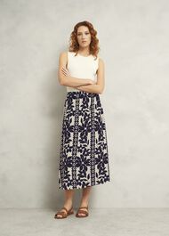 Lyra Skirt, Navy Multi, hi-res
