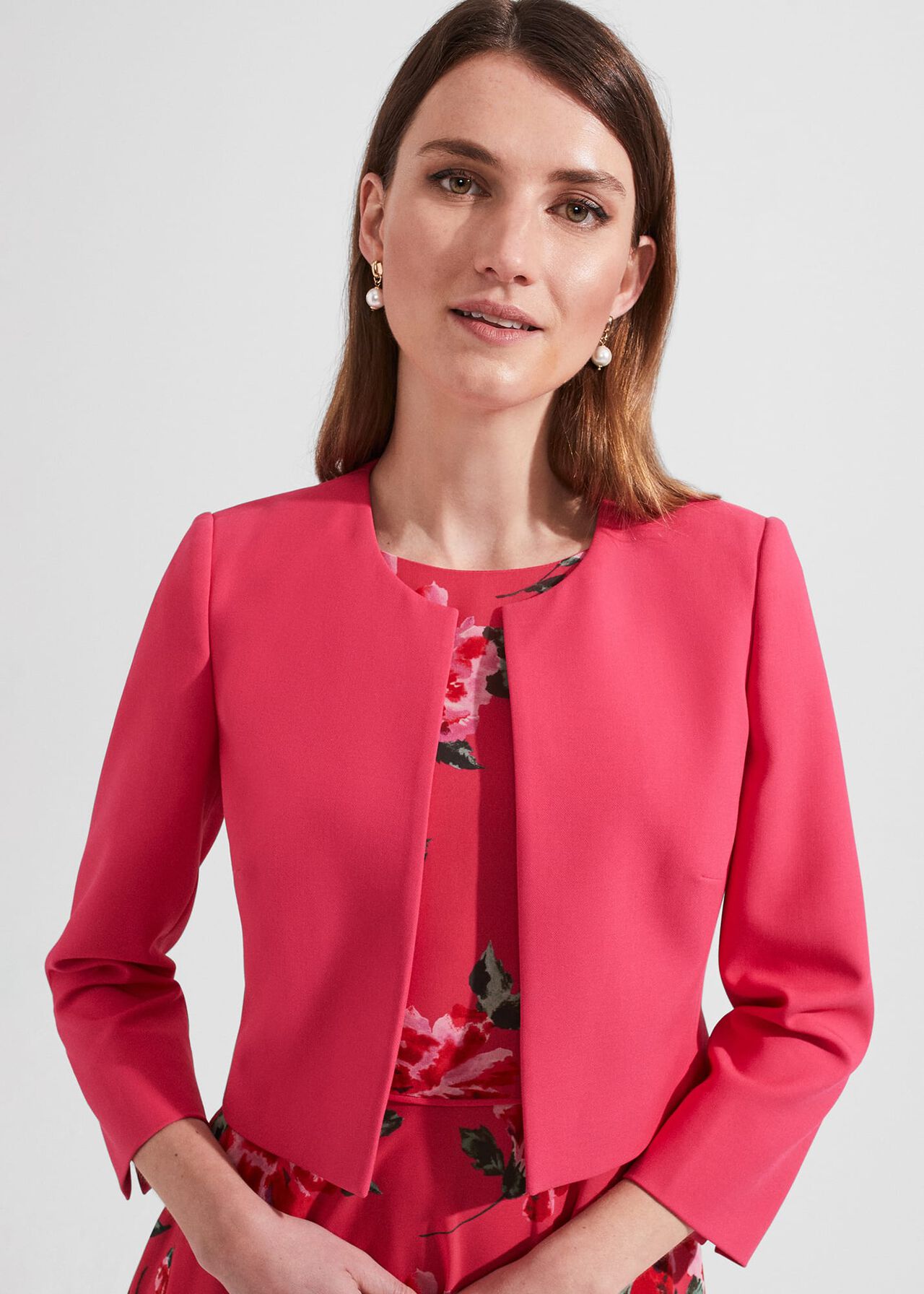 Elize Jacket, Geranium Pink, hi-res