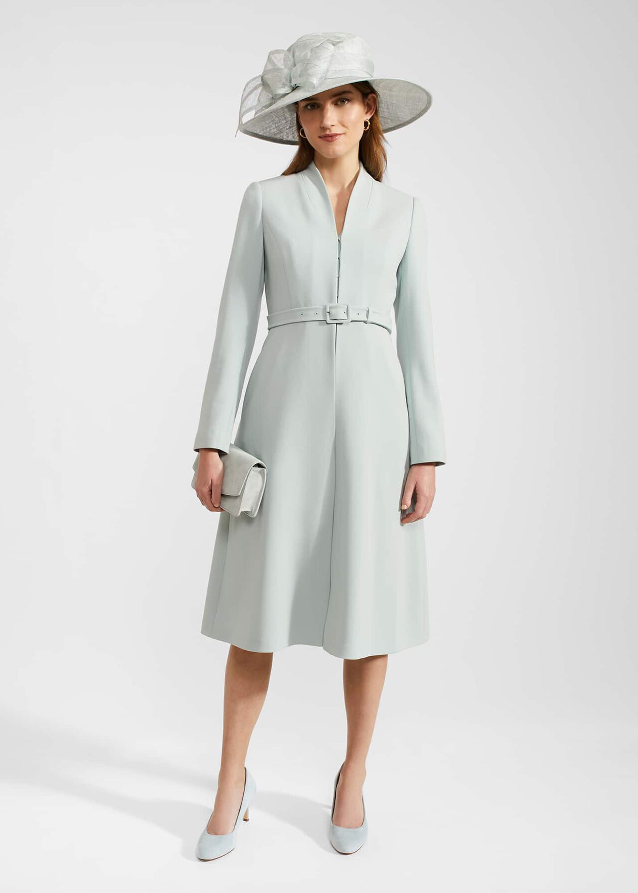 Olivia Dress, Sage Green, hi-res