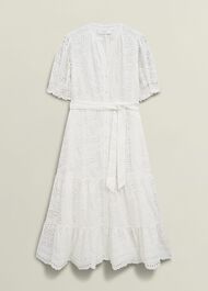 Rosanna Broderie Dress, Hobbs White, hi-res