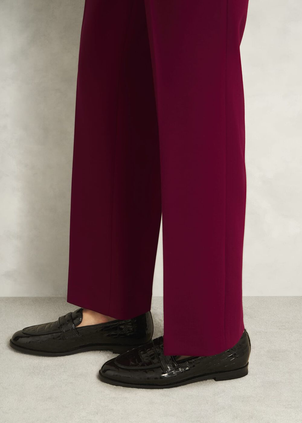 Mabel Straight Trousers, Beryl Red, hi-res