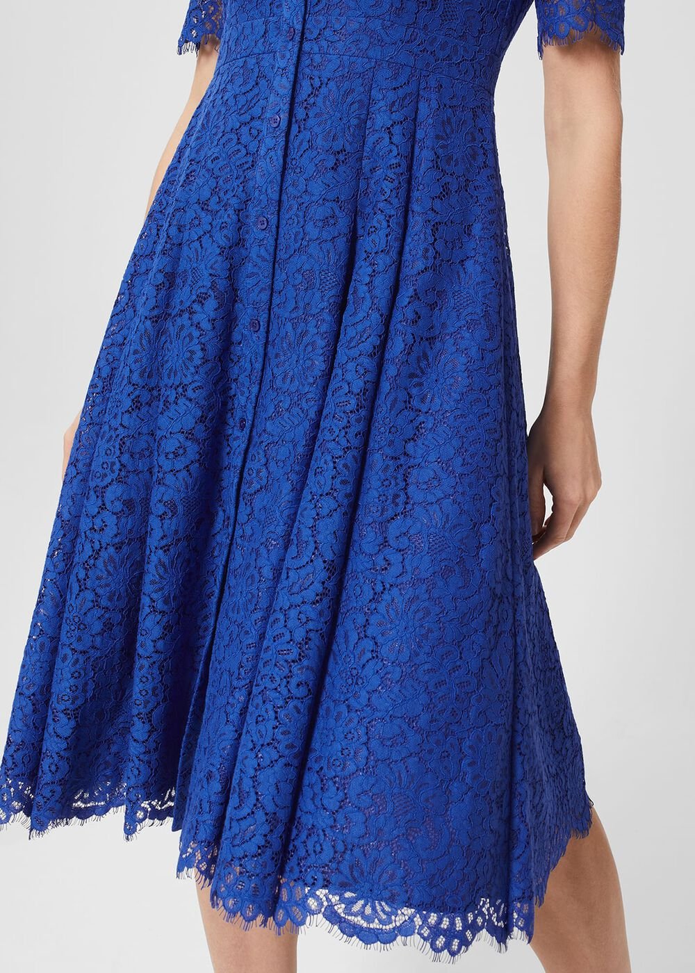 Rebecca Lace Dress, Cobalt Blue, hi-res