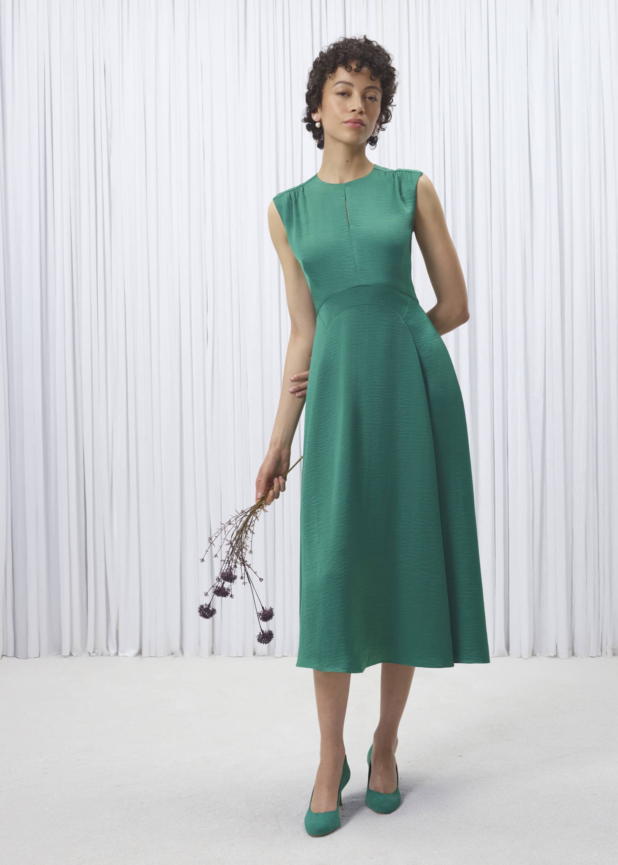 Green Dresses | Khaki, Teal, Emerald & Mint Dresses | Hobbs
