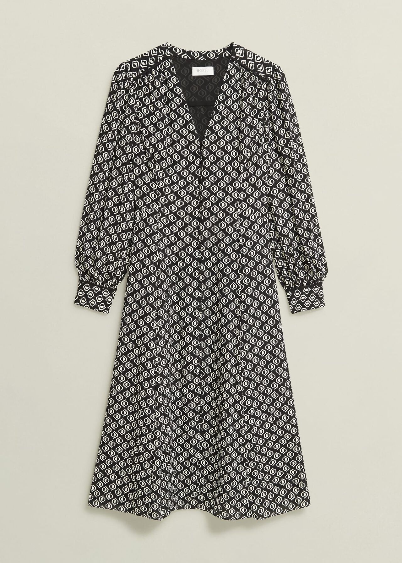 Zadie Dress, Black Cream, hi-res