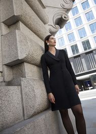Buckingham Dress, Black, hi-res