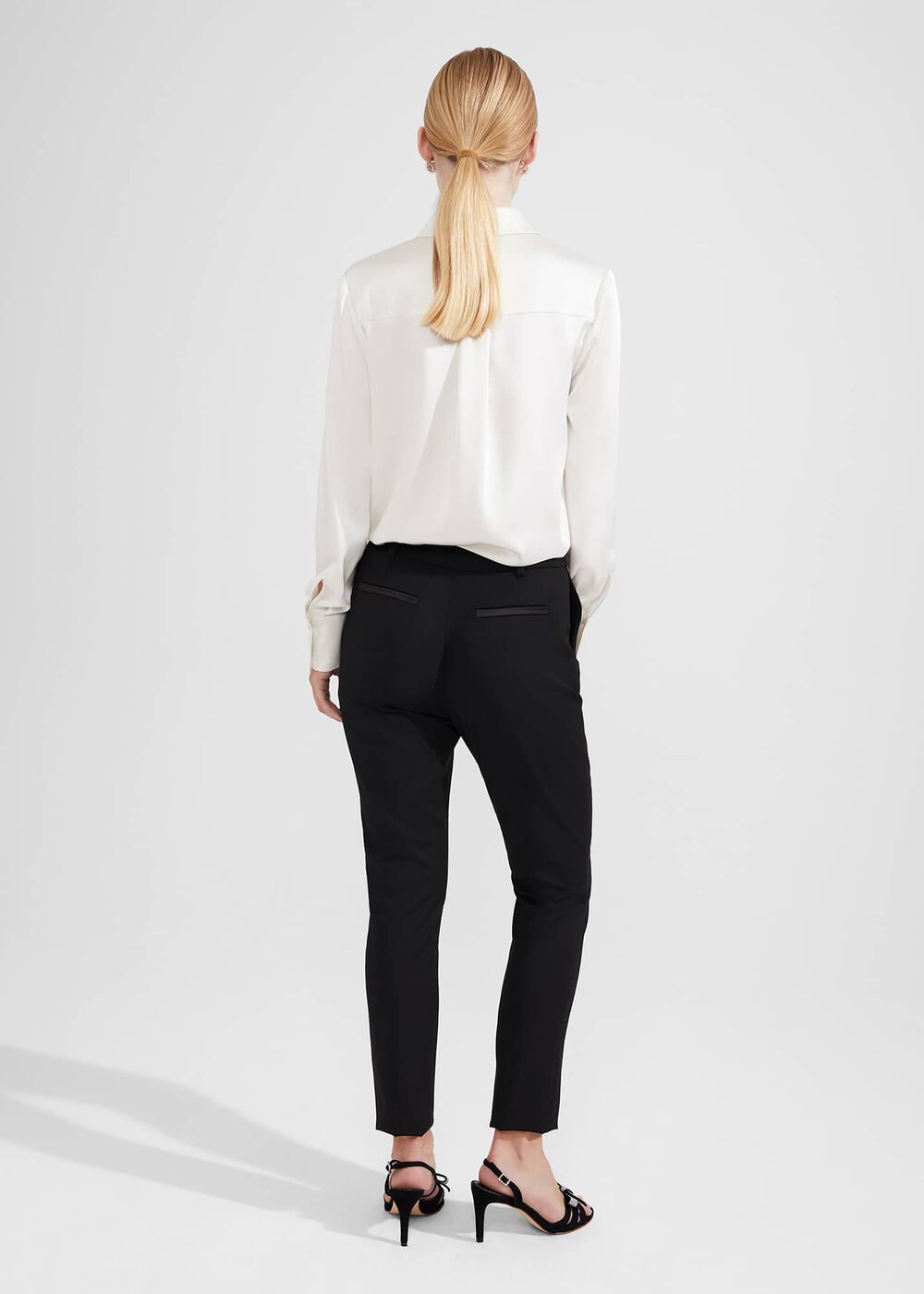 Lilian Tux Trousers, Black, hi-res
