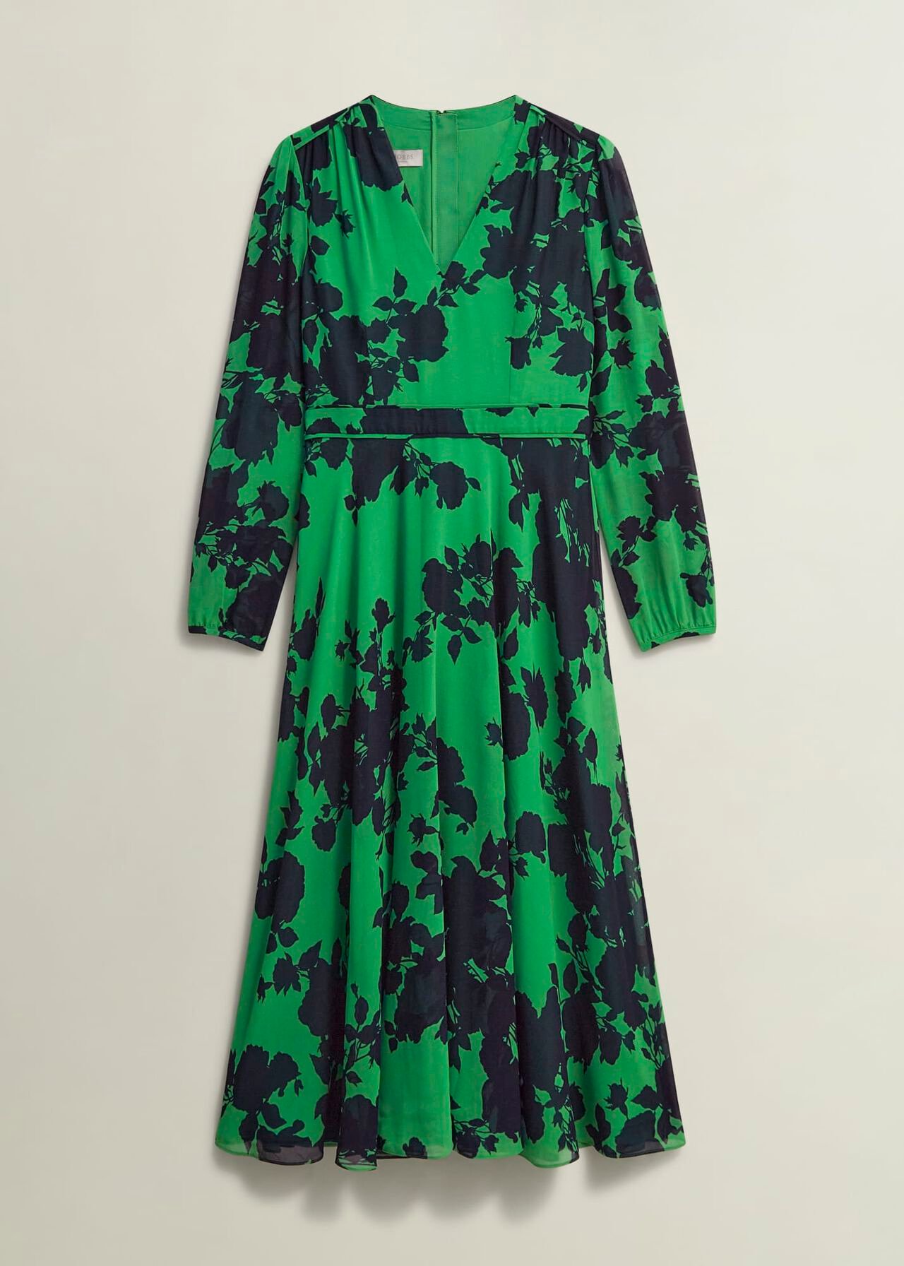 Aurora Dress, Navy Green, hi-res
