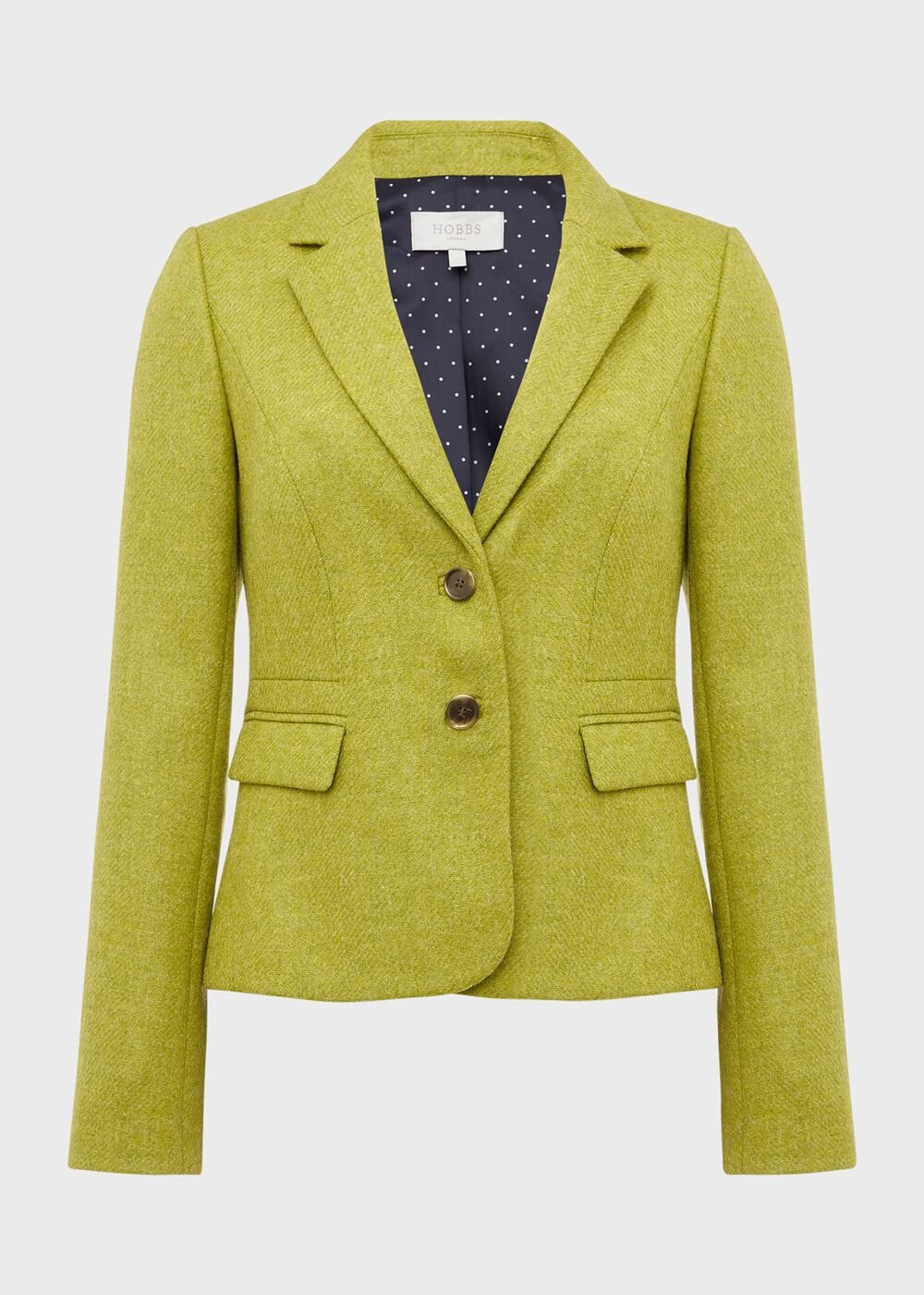 Hackness Wool Jacket, Lime Green, hi-res
