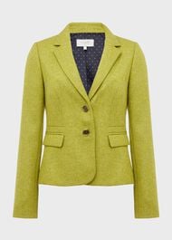 Hackness Wool Jacket, Lime Green, hi-res