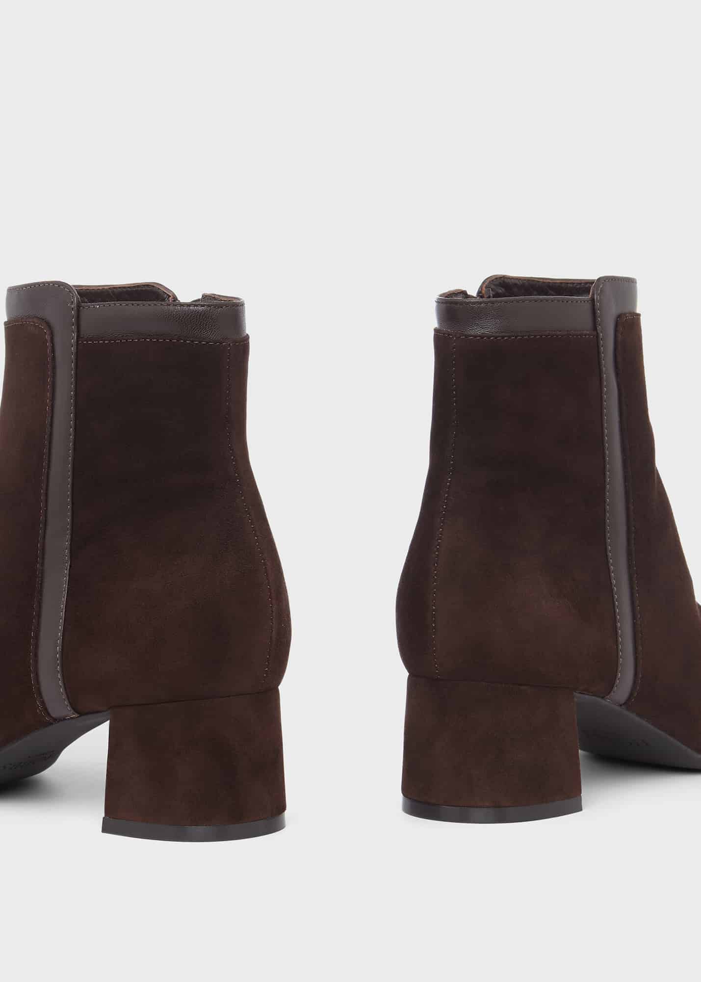Chocolate suede discount ankle boots