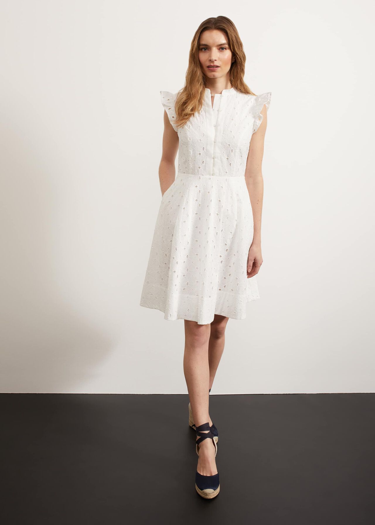 Sulby Dress, White, hi-res