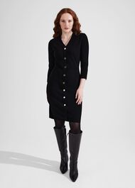 Petite Marlee Dress, Black, hi-res