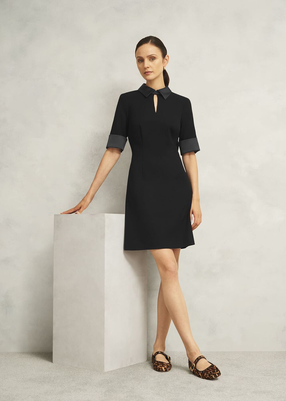 Stella Dress, Black, hi-res