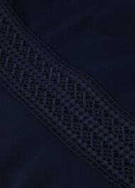 Cressida Fit and Flare Dress, Navy, hi-res