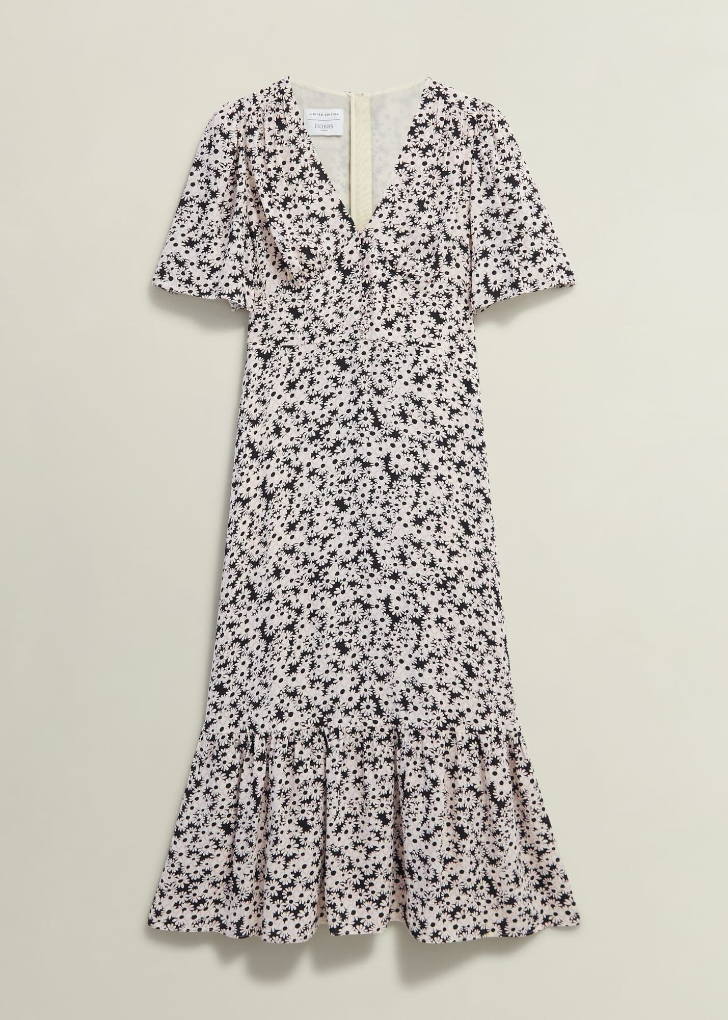 【関税なし】HOBBS ホッブス marwood デイジー柄 ドレス Marwood Paris Tie Dress | Hobbs US |