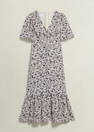 Marwood Paris Tie Dress, Black Multi, hi-res
