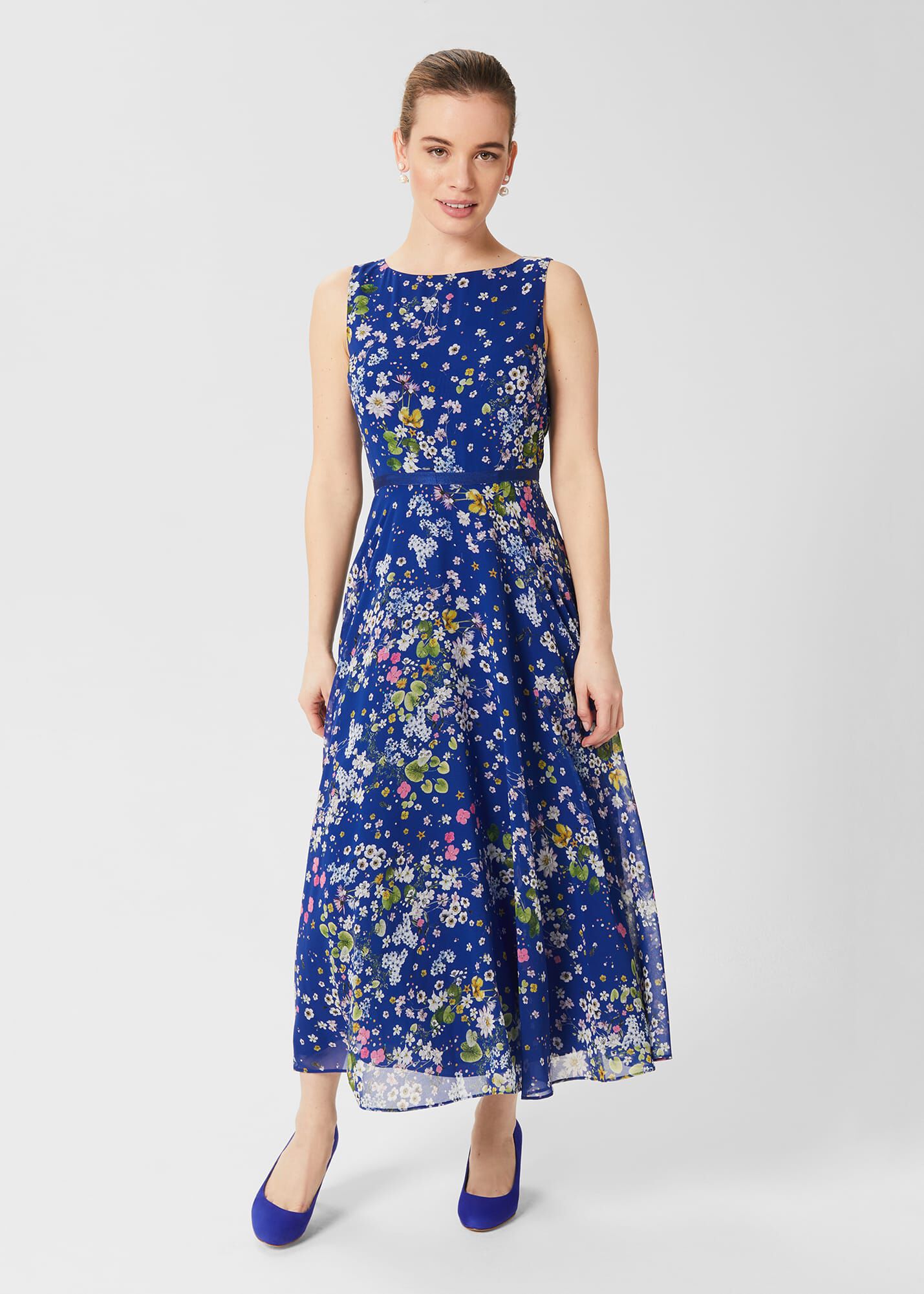 Hobbs carly dress multi discount