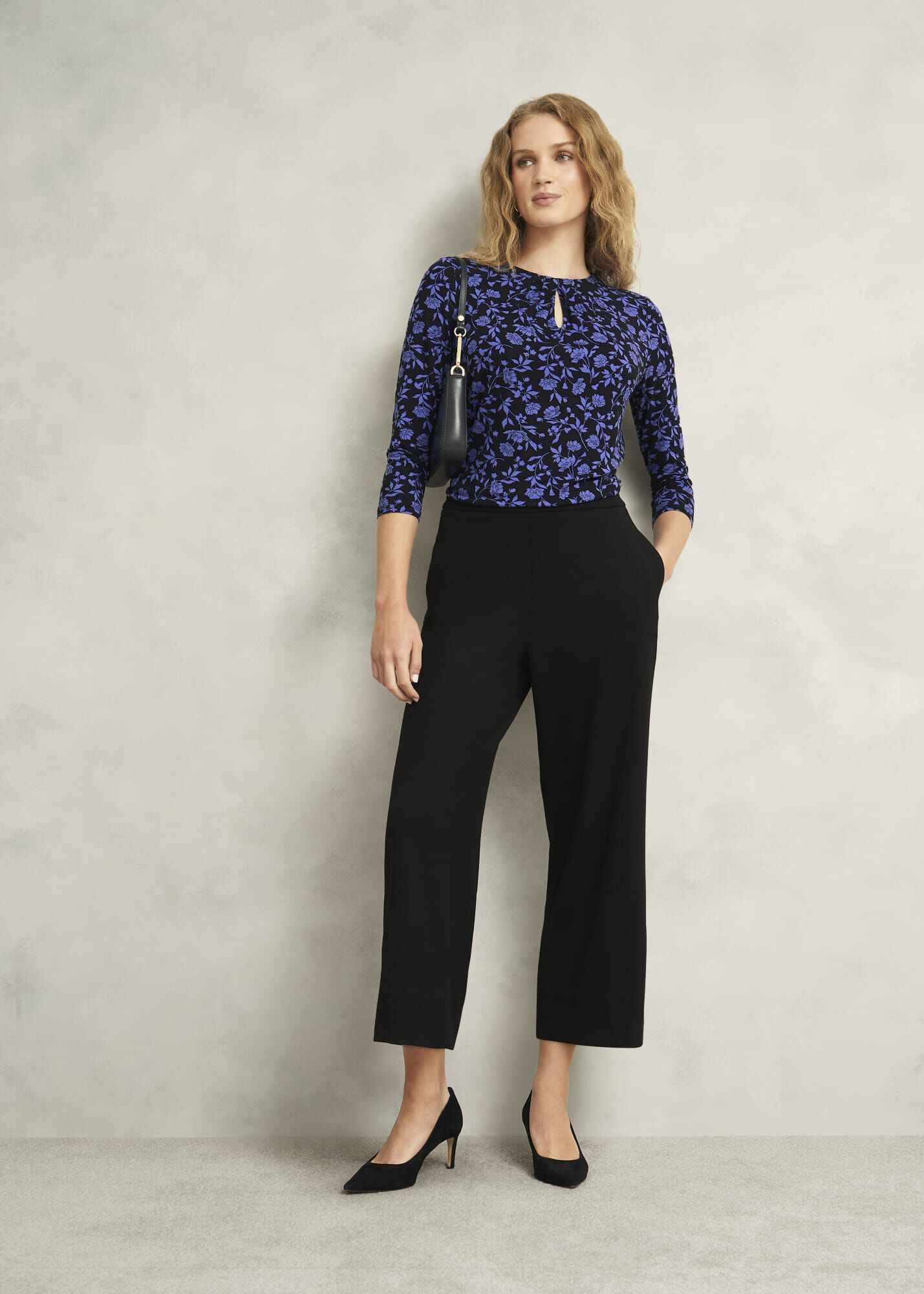 ホブズ HOBBS JULIA PRINTED TOP （NAVY MULTI） Hobbs Julia Printed Top
