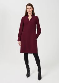 Janie Dress,  Dark Raspberry, hi-res