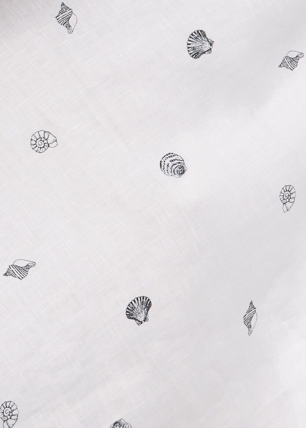 Nita Linen Shirt, White Navy, hi-res