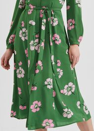 Savannah Shirt Dress, Pea Green Multi, hi-res