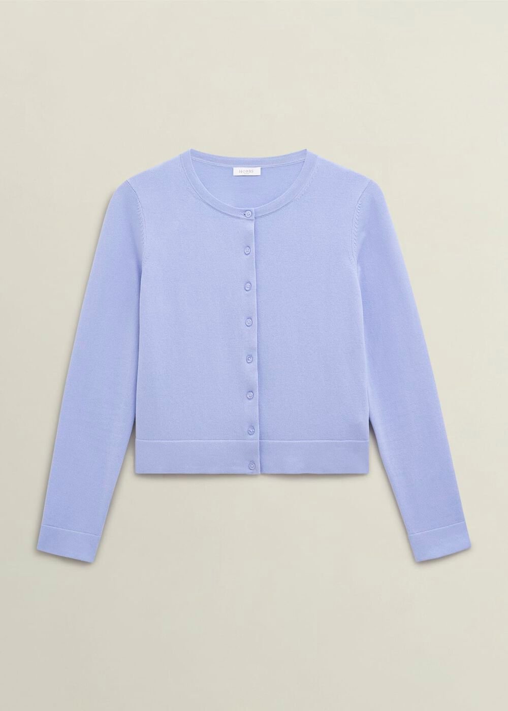 Michelle Cotton Cardigan, Maya Blue, hi-res