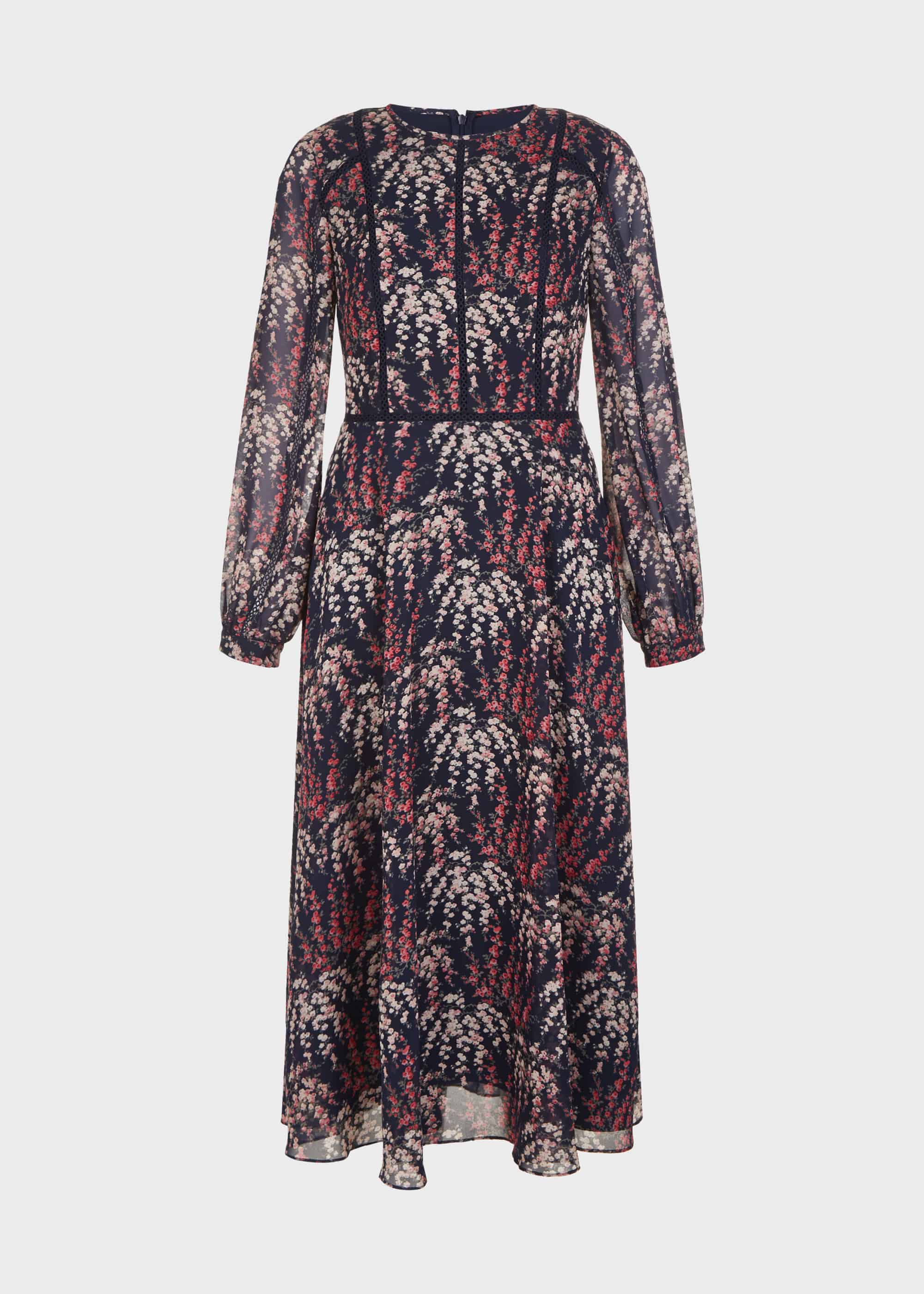 Hobbs alexis maxi sales dress cornflower blue