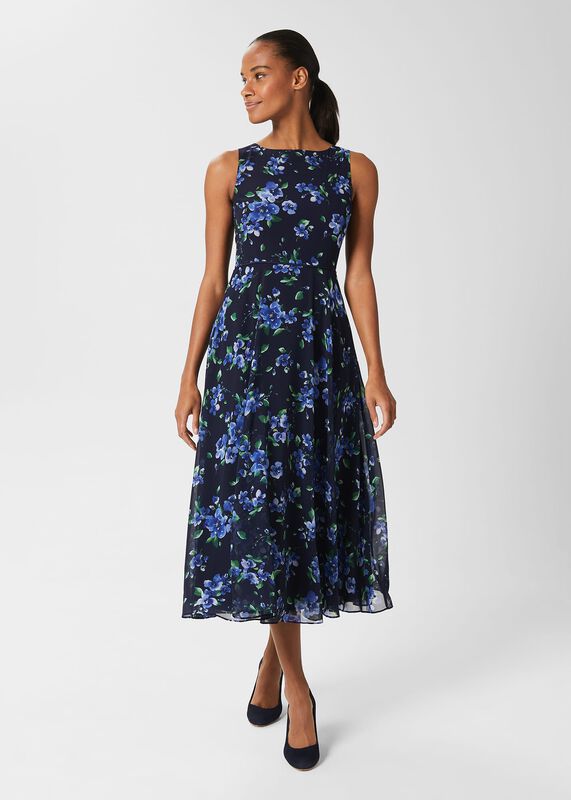floral midi dress for wedding
