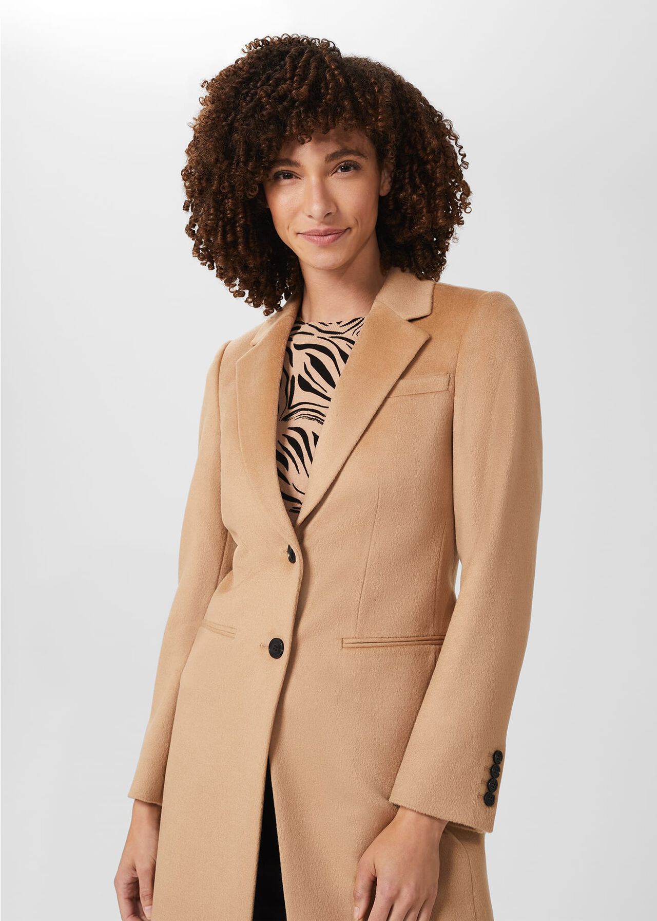 Tilda Wool Coat, Camel, hi-res