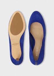 Lizzie Court Shoes, Light Cobalt Bl, hi-res