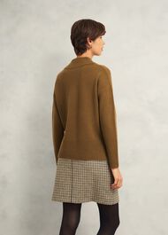Becky Wool Blend Sweater, Toffee, hi-res