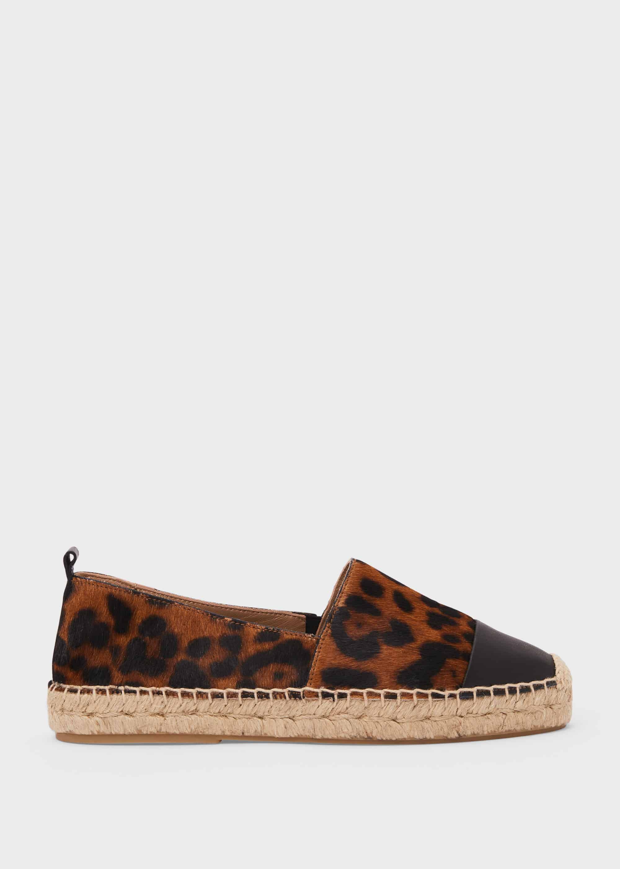 Philippa Leather Flatform Espadrille