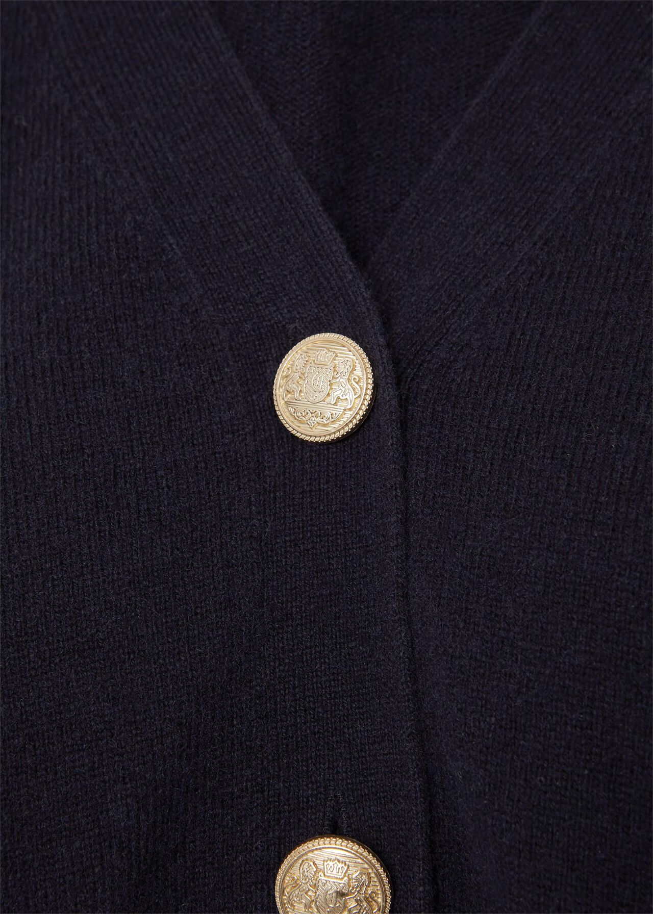 Briony Cardigan With Cashmere, Navy, hi-res
