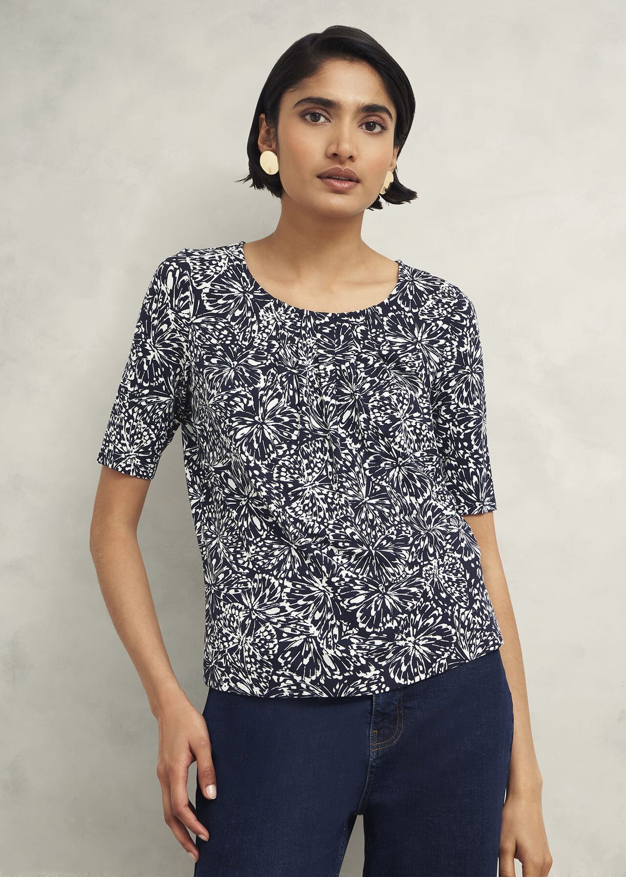 Hobbs Jacqueline Print Top