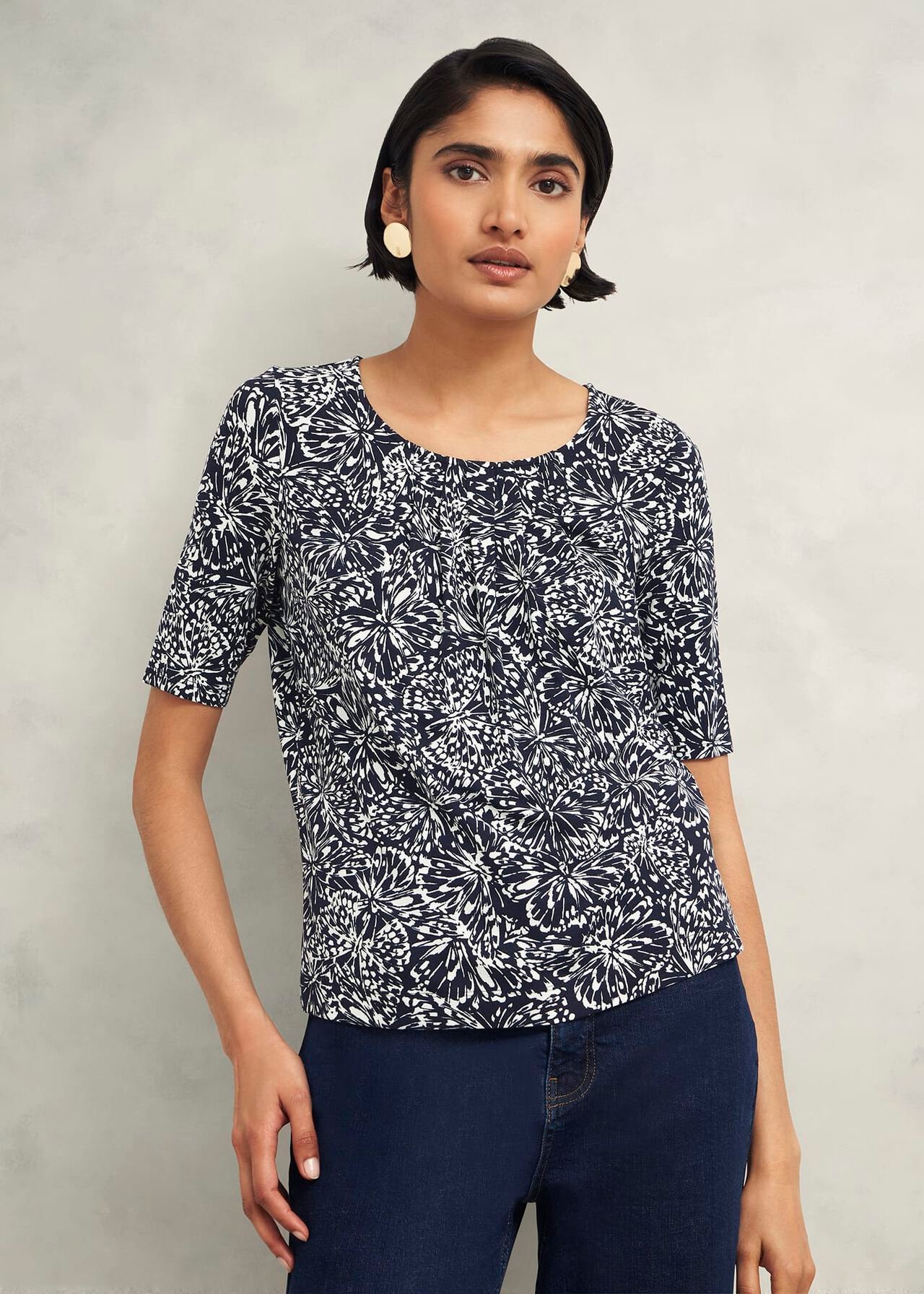 Hobbs Jacqueline Print Top Hobbs Jacqueline Print Top