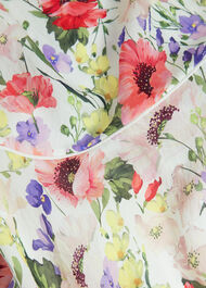 Carly Floral Dress, Ivory Multi, hi-res