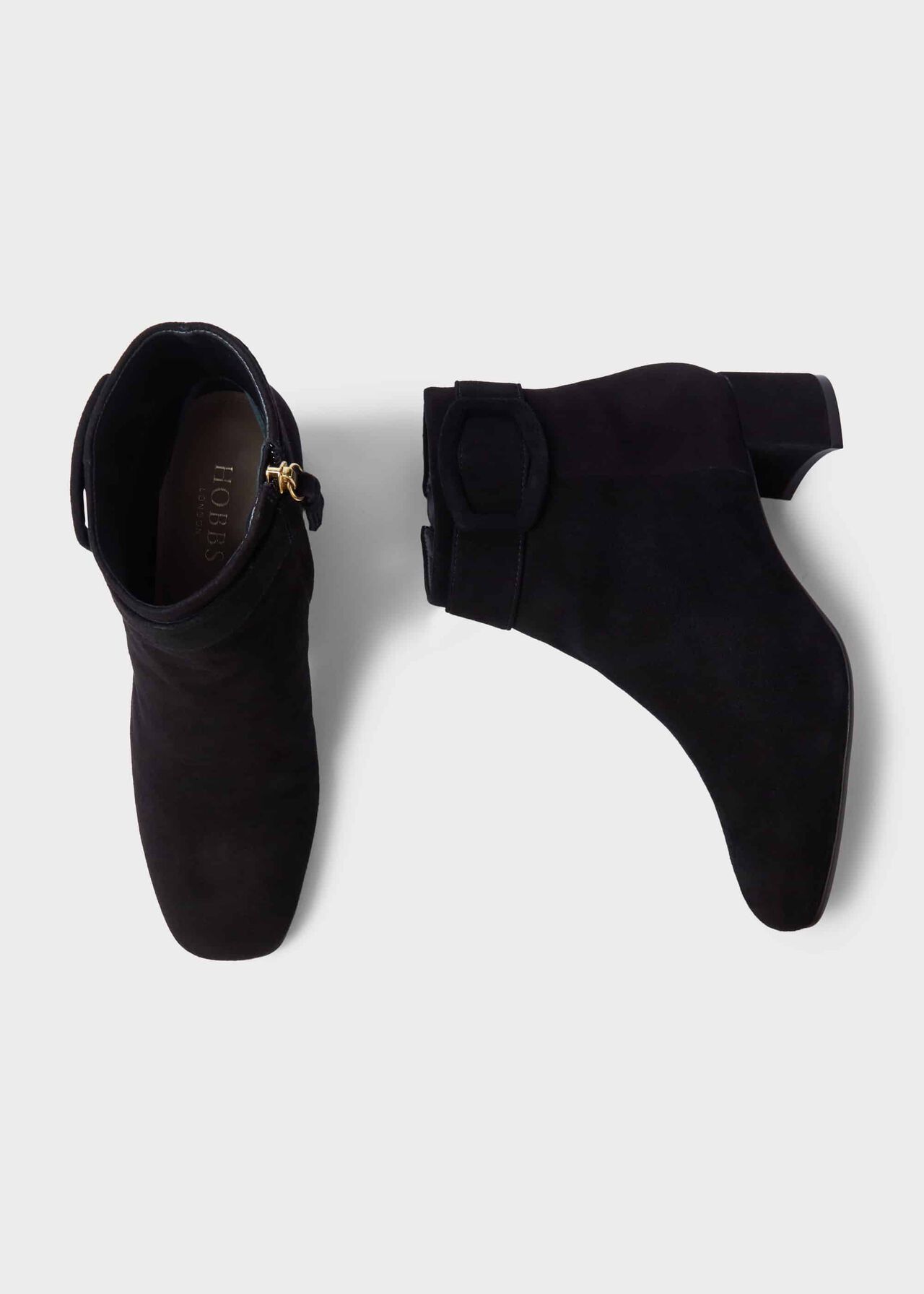 hobbs black knee high boots