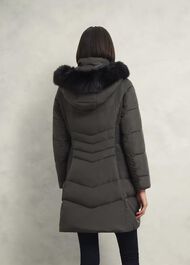 Petite Jaymie Puffer, Charcoal, hi-res