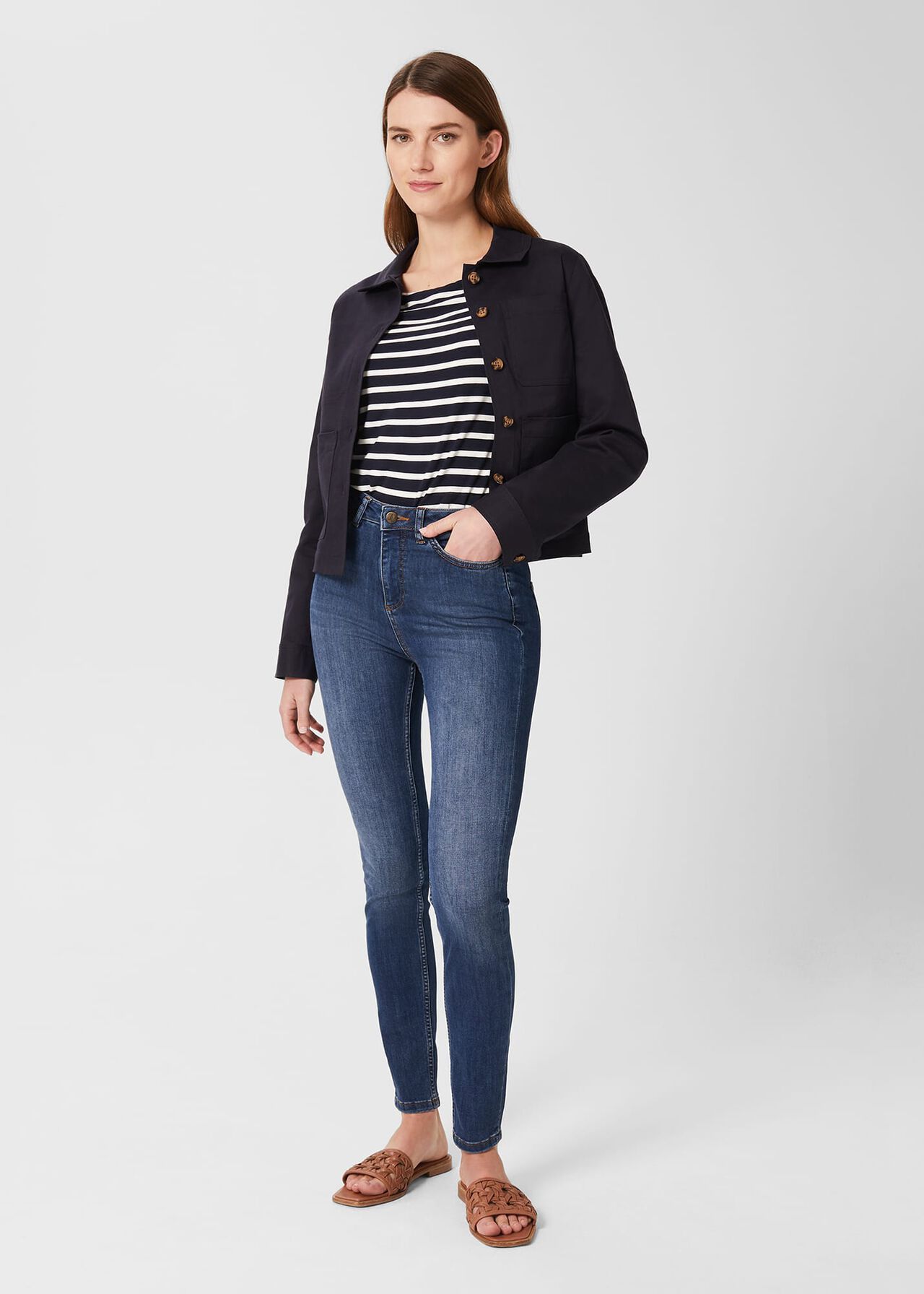 Lennie Jacket, Navy, hi-res