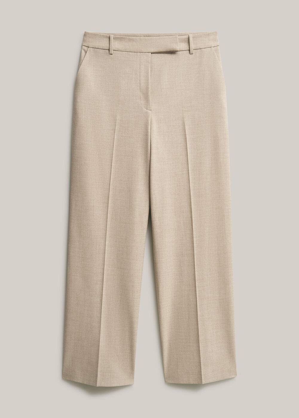 Ashleen Wide Leg Trousers, Neutral, hi-res