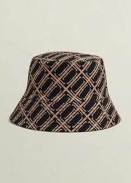 Zuri Reversible Hat, Black Camel, hi-res