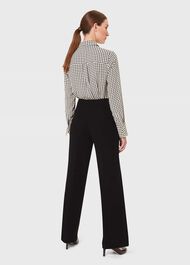 Alva Wide trousers, Black, hi-res