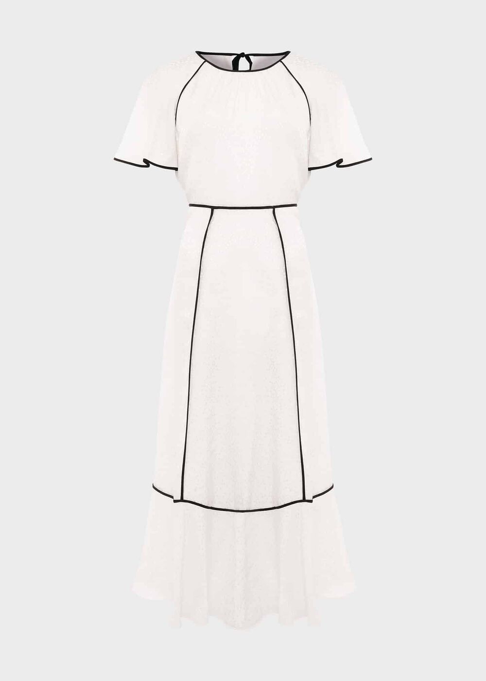 Lucilla Midi Dress, Ivory Black, hi-res