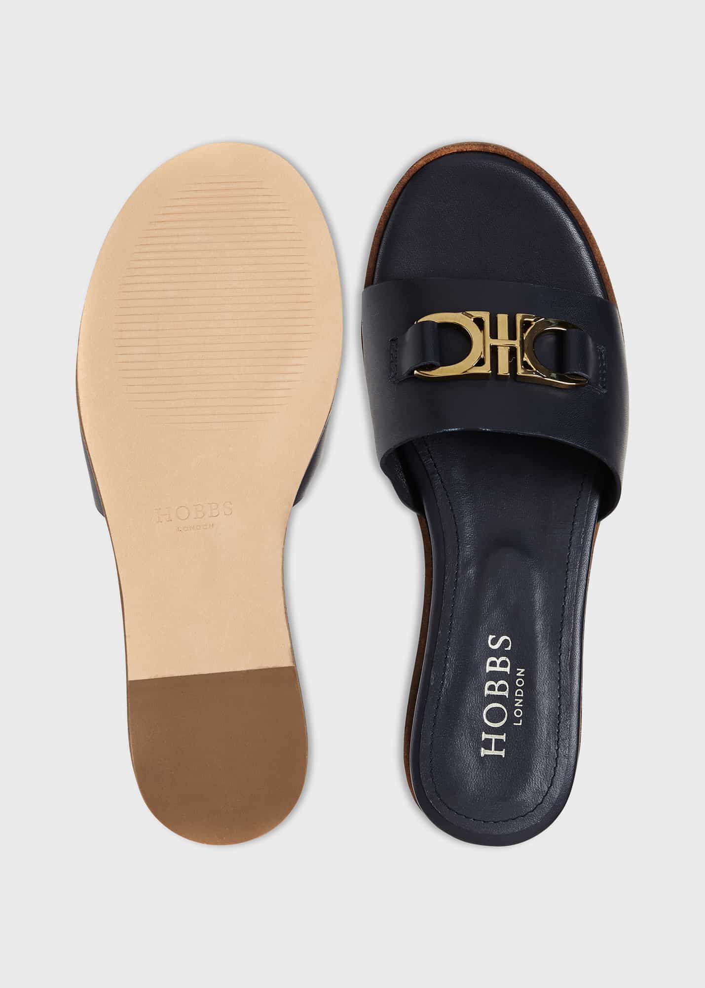 Hobbs navy cheap sandals
