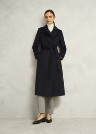 Livia Wool Coat, Black, hi-res